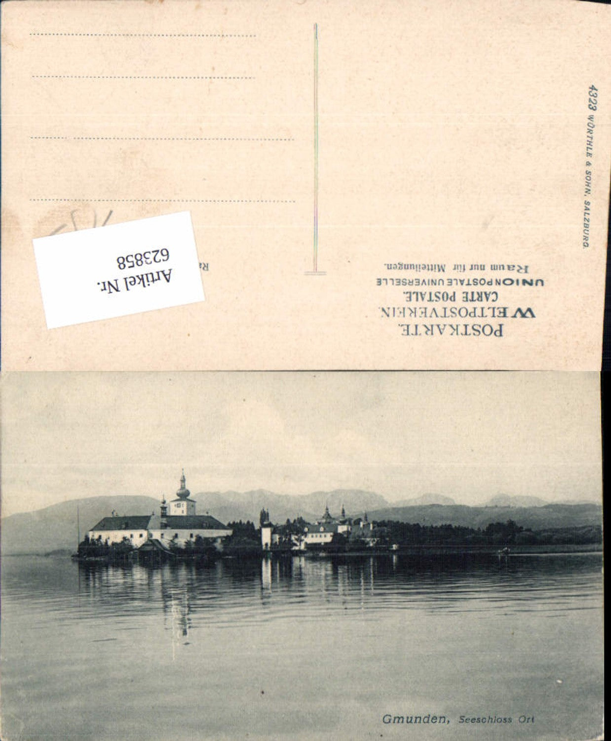 623858,Gmunden am Traunsee Seeschloss Ort Orth pub Würthle & Sohn 4323