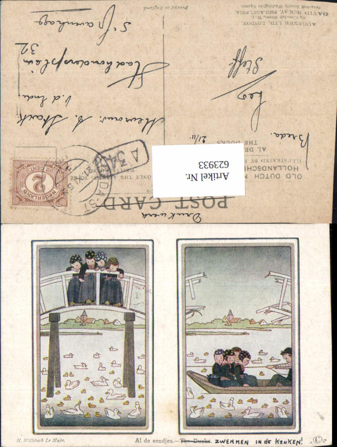 623933,Künstler AK Hildegard Willebeek Le Mair Kinder