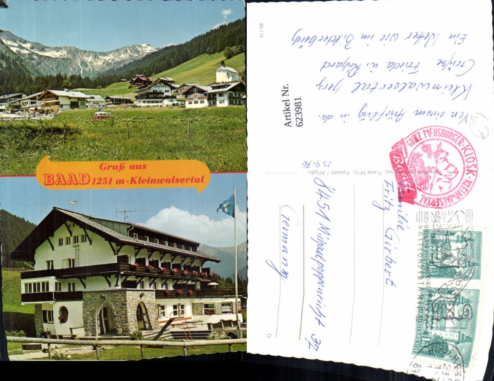 Alte Ansichtskarte – Old Postcard