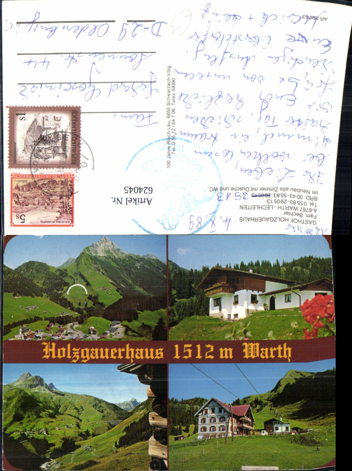 Alte Ansichtskarte – Old Postcard