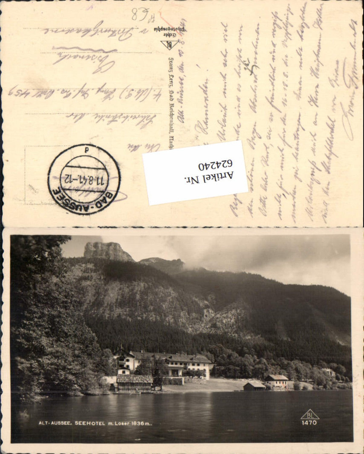 Alte Ansichtskarte – Old Postcard