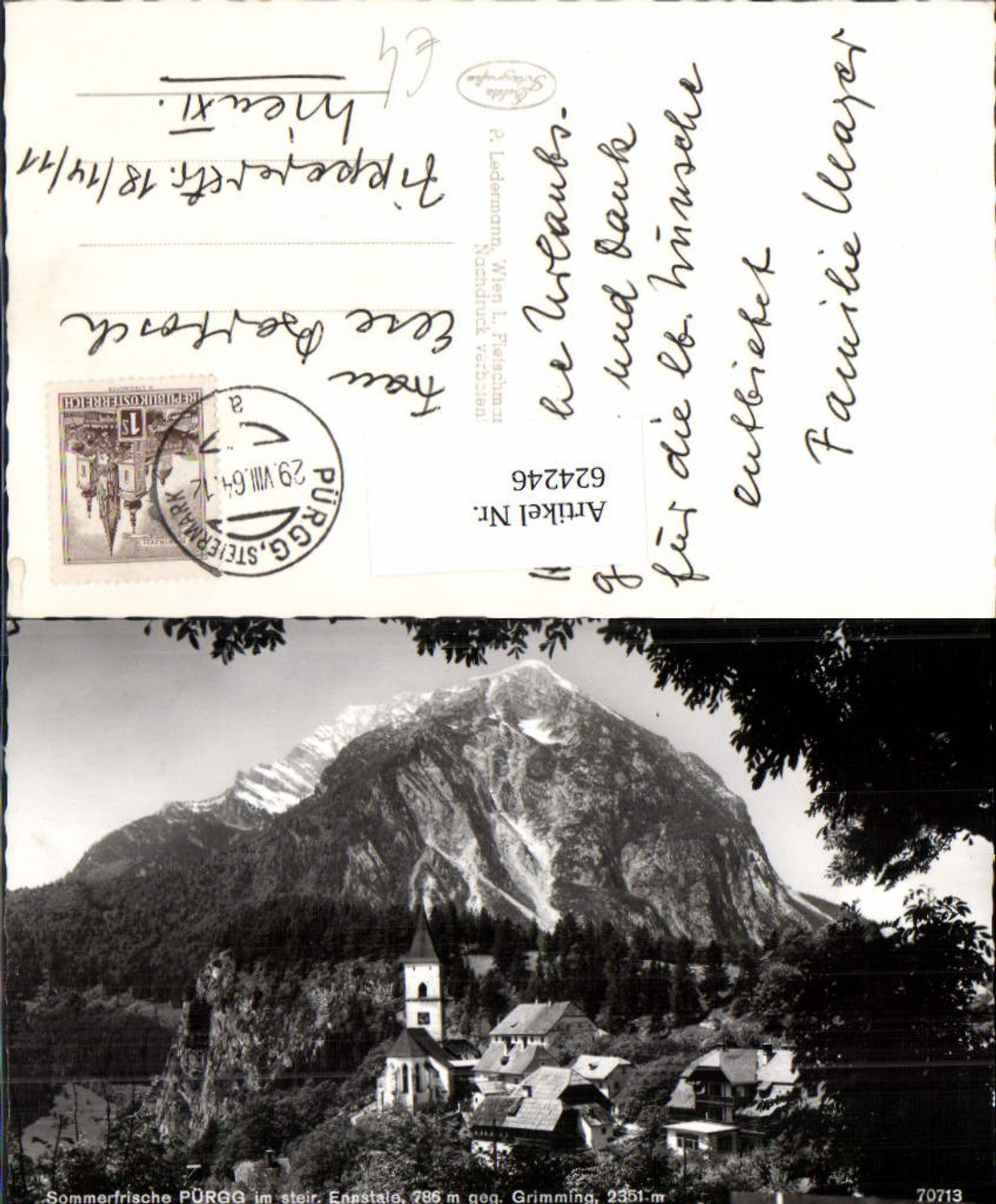 Alte Ansichtskarte – Old Postcard