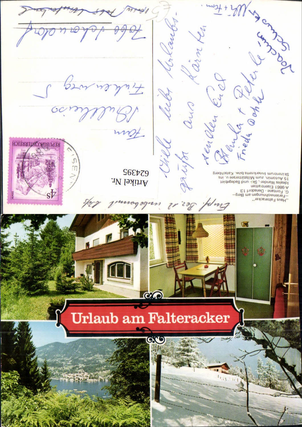 624395,Mehrbild Ak Eisentratten Haus Falteracker Krems in Kärnten