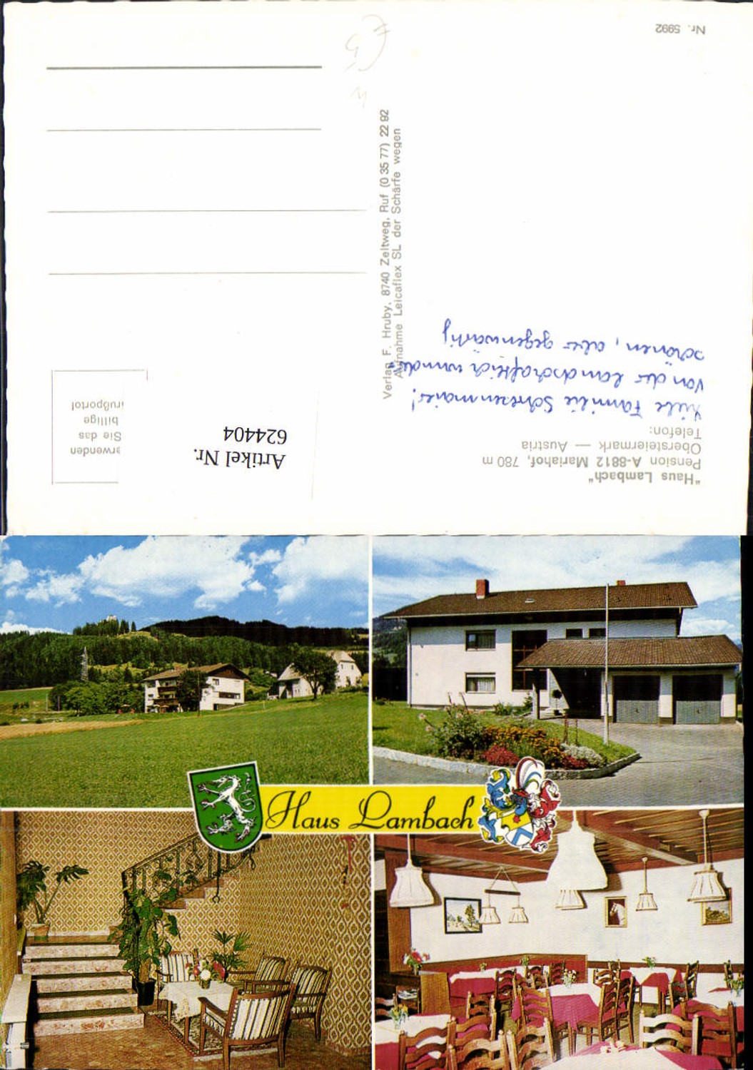 Alte Ansichtskarte – Old Postcard