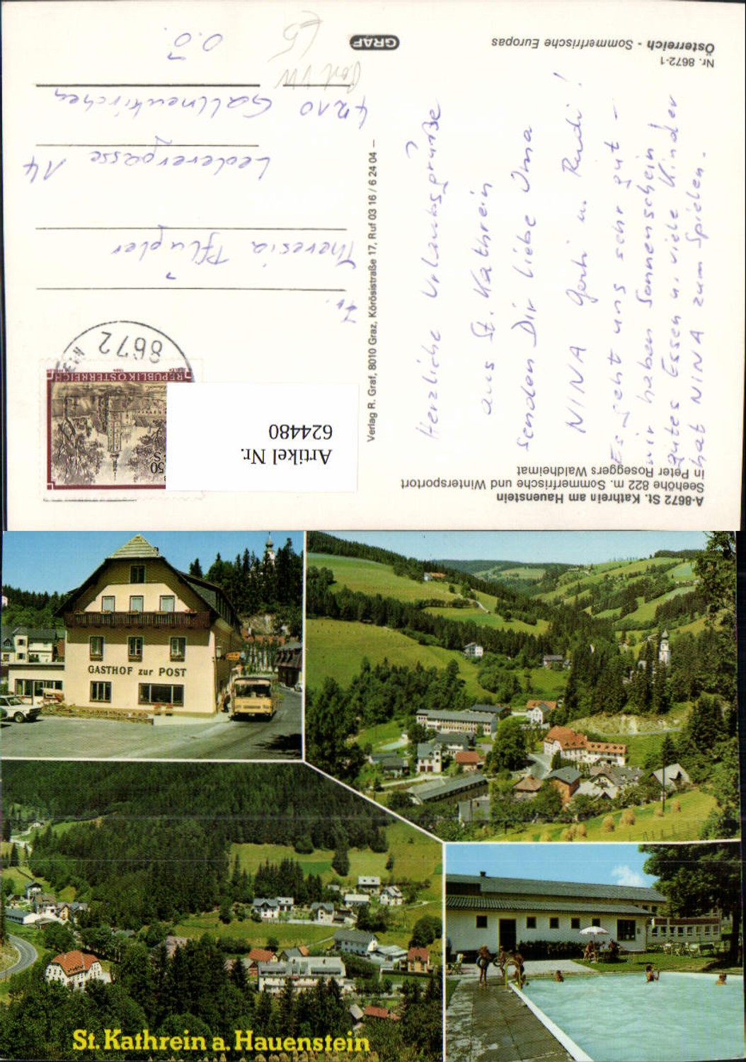 Alte Ansichtskarte – Old Postcard