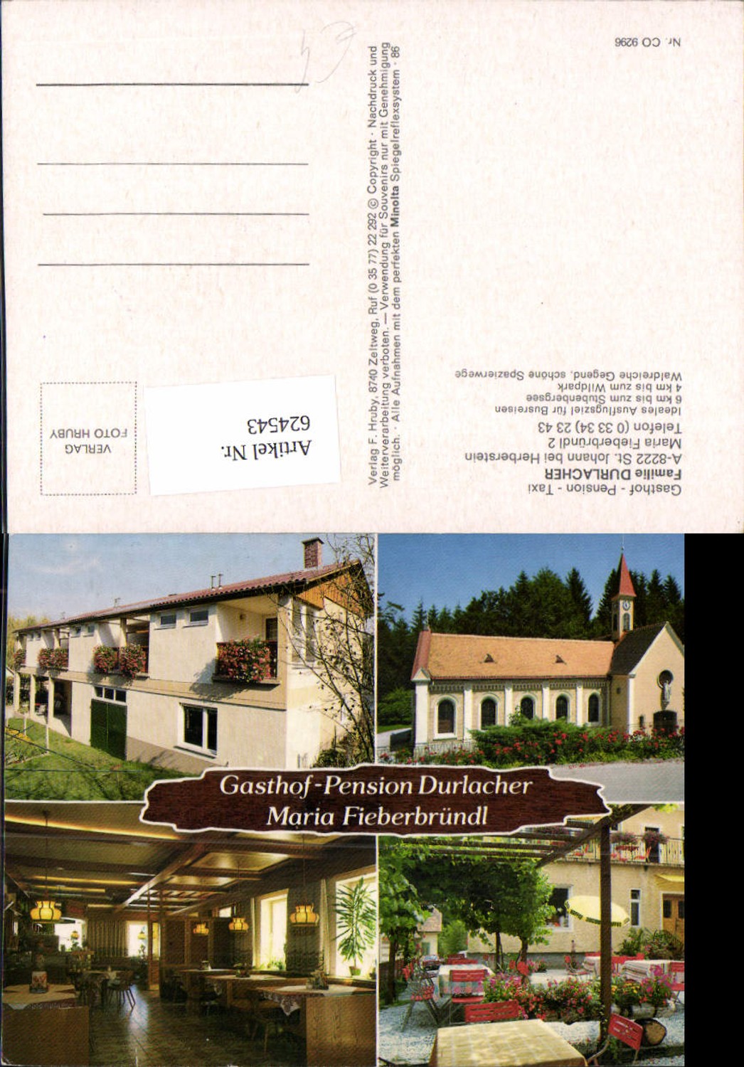 Alte Ansichtskarte – Old Postcard