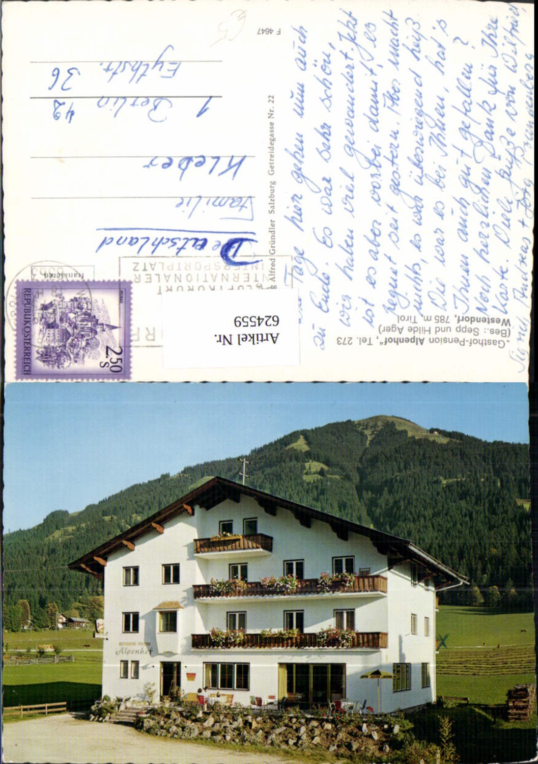 Alte Ansichtskarte – Old Postcard