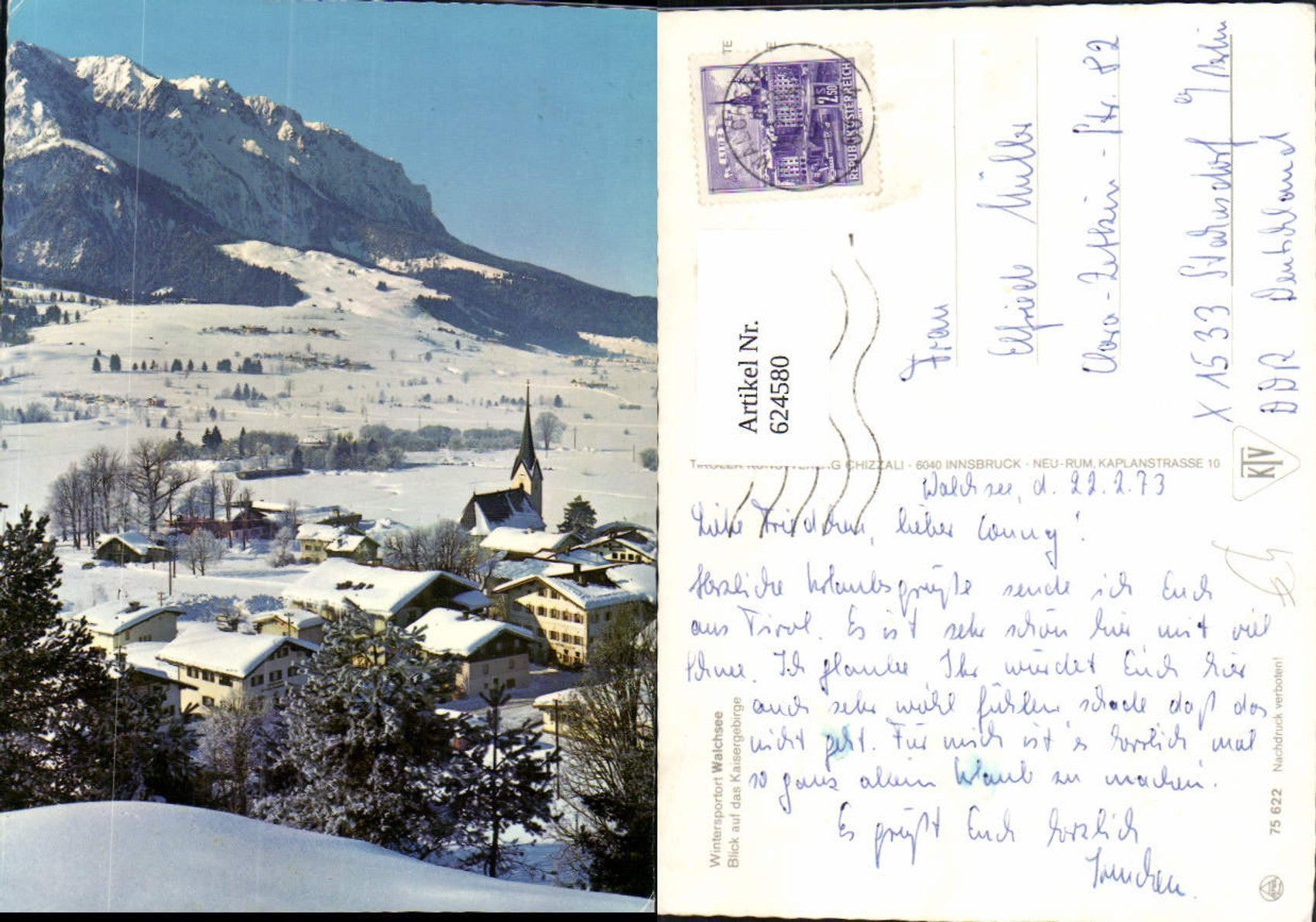 Alte Ansichtskarte – Old Postcard