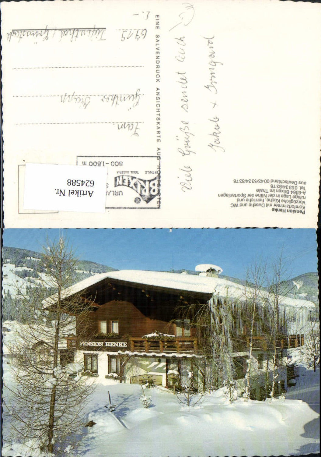 Alte Ansichtskarte – Old Postcard