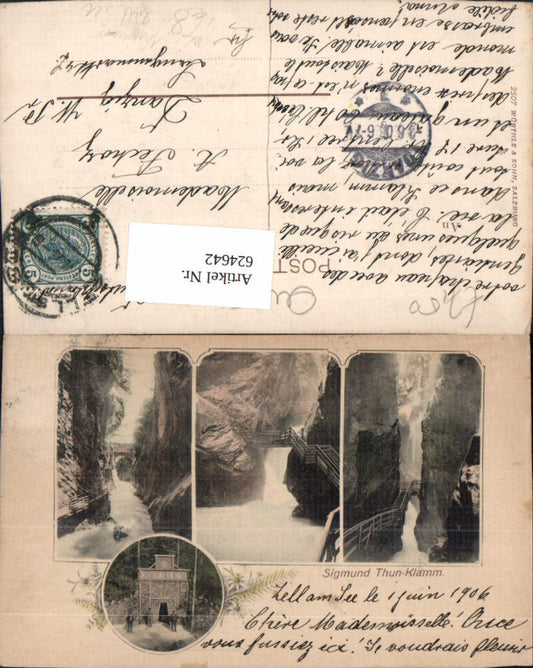 624642,Mehrbild Ak Kaprun Sigmund Thun Klamm pub Würthle Sohn 2507