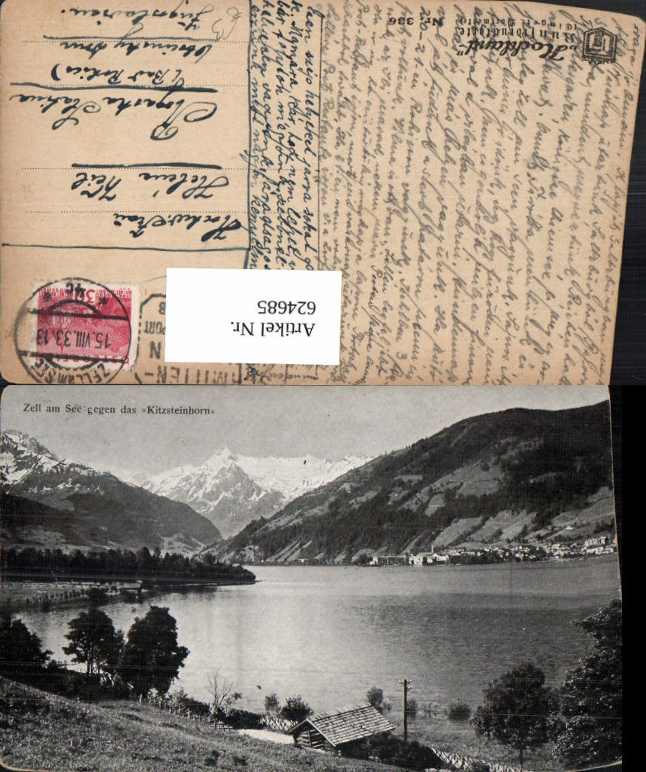 624685,Zell a. See geg. d. Kitzsteinhorn