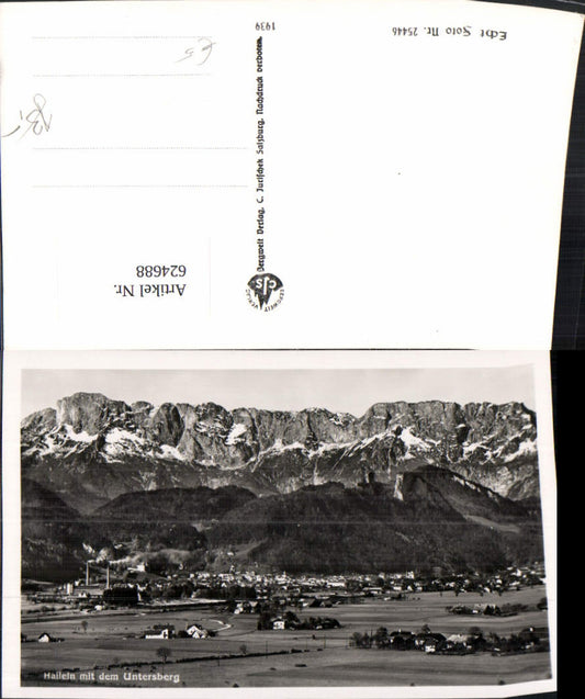 624688,Foto Ak Hallein m. d. Untersberg
