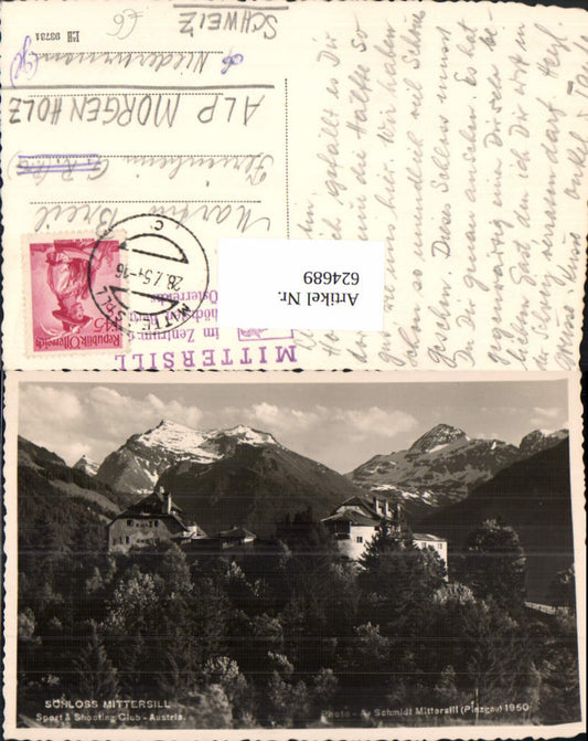 624689,Foto Ak Schloss Mittersill