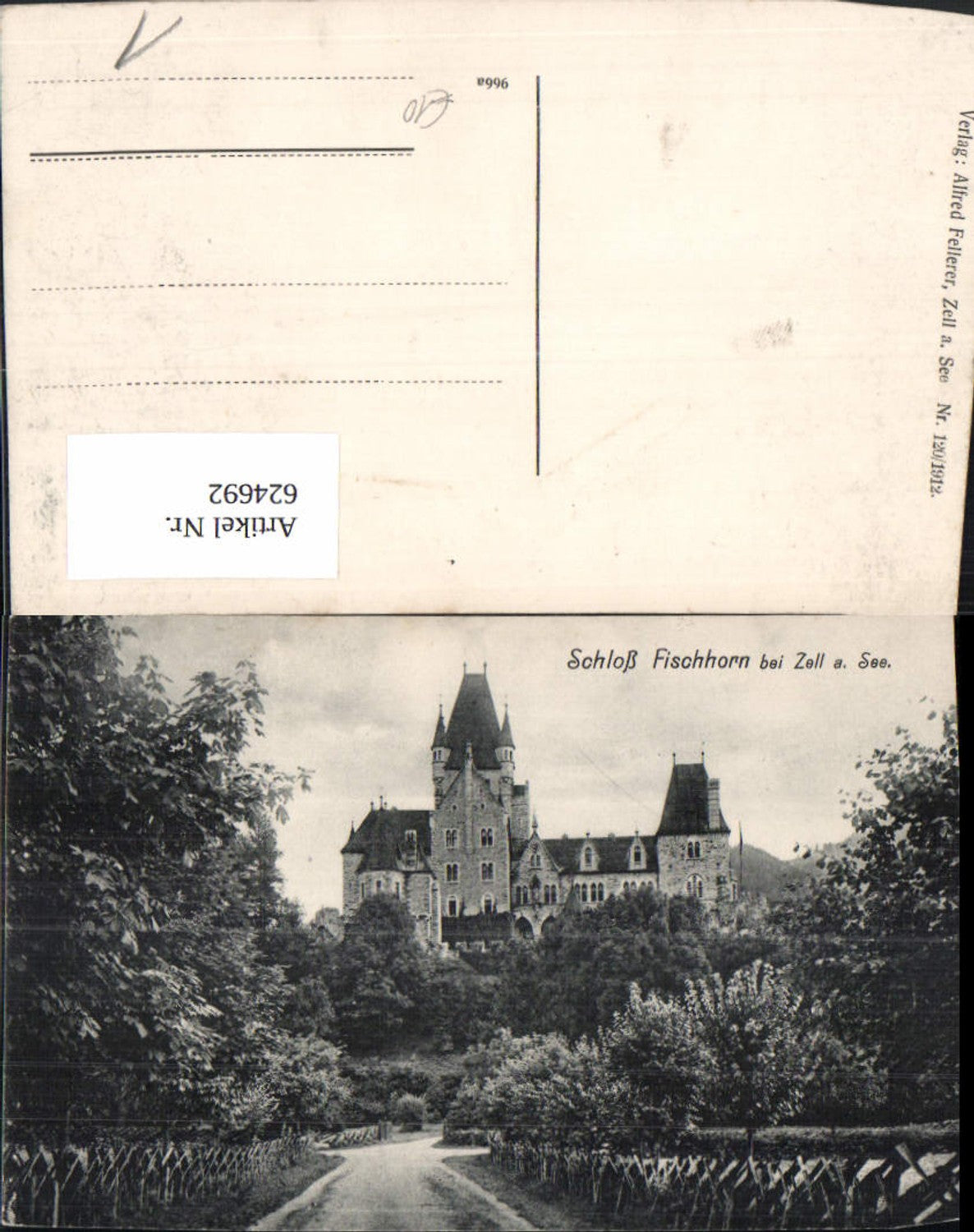 624692,Schloss Fischhorn b. Zell a. See