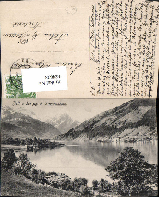 624698,Zell a. See geg. d. Kitzsteinhorn