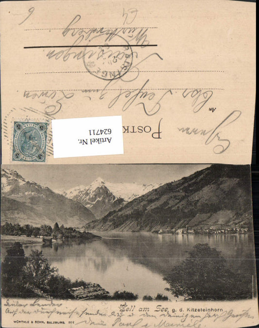 624711,Zell a. See geg. d. Kitzsteinhorn