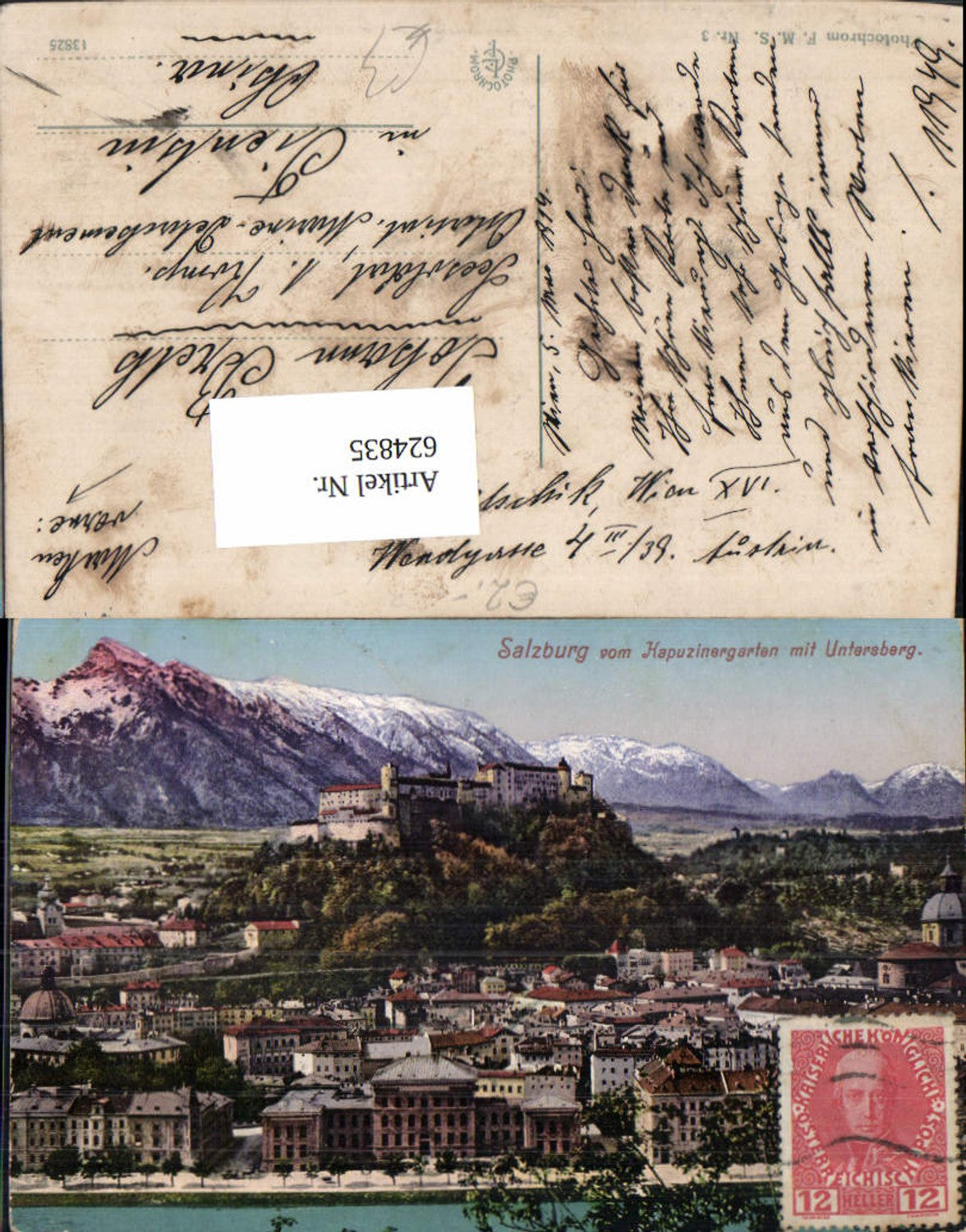 624835, Salzburg from Kapuzinergarten near Untersberg
