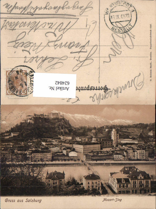 624842,Litho Salzburg Mozart-Steg