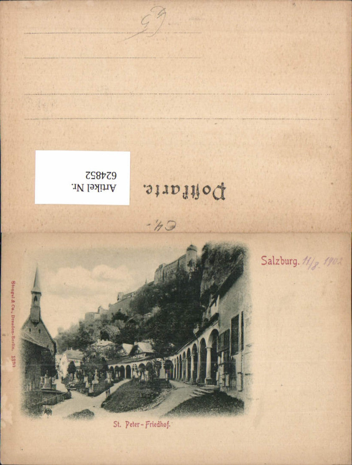 624852, Salzburg St. Peter Cemetery 1902