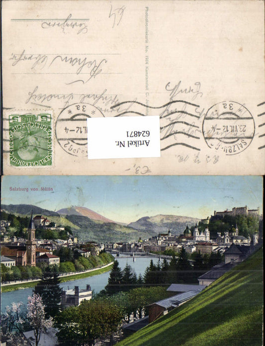 624871, Salzburg seen from Mülln