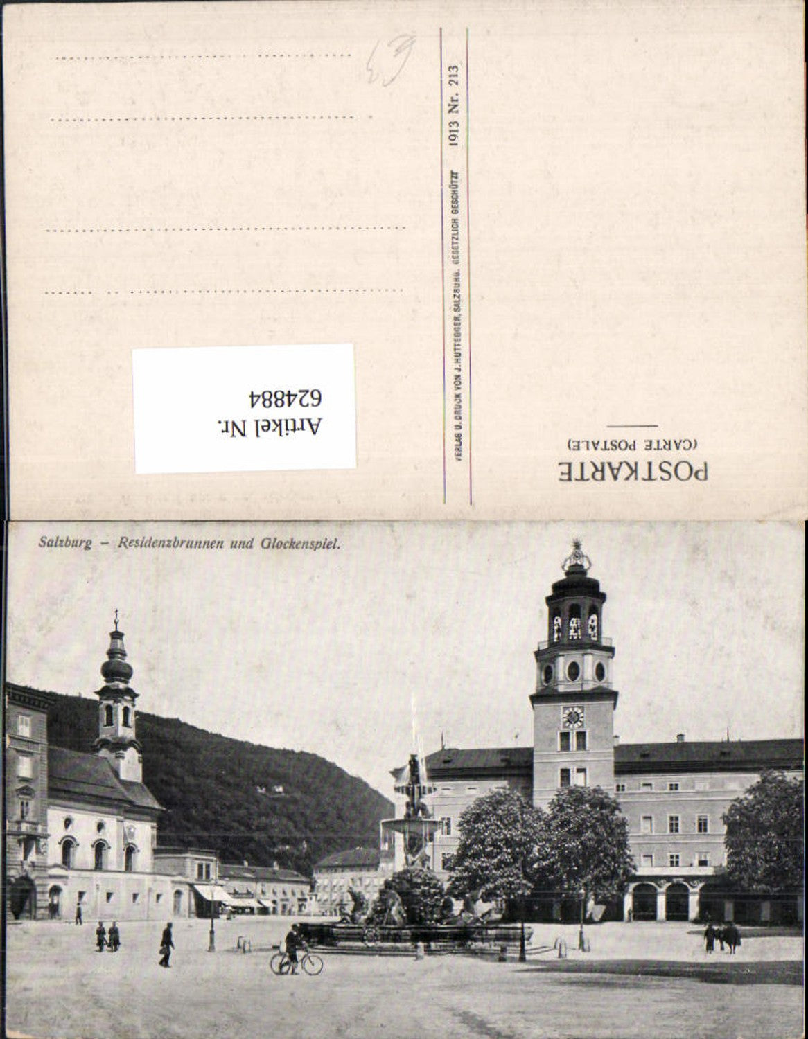 624884, Salzburg Residence Fountain with Carillon