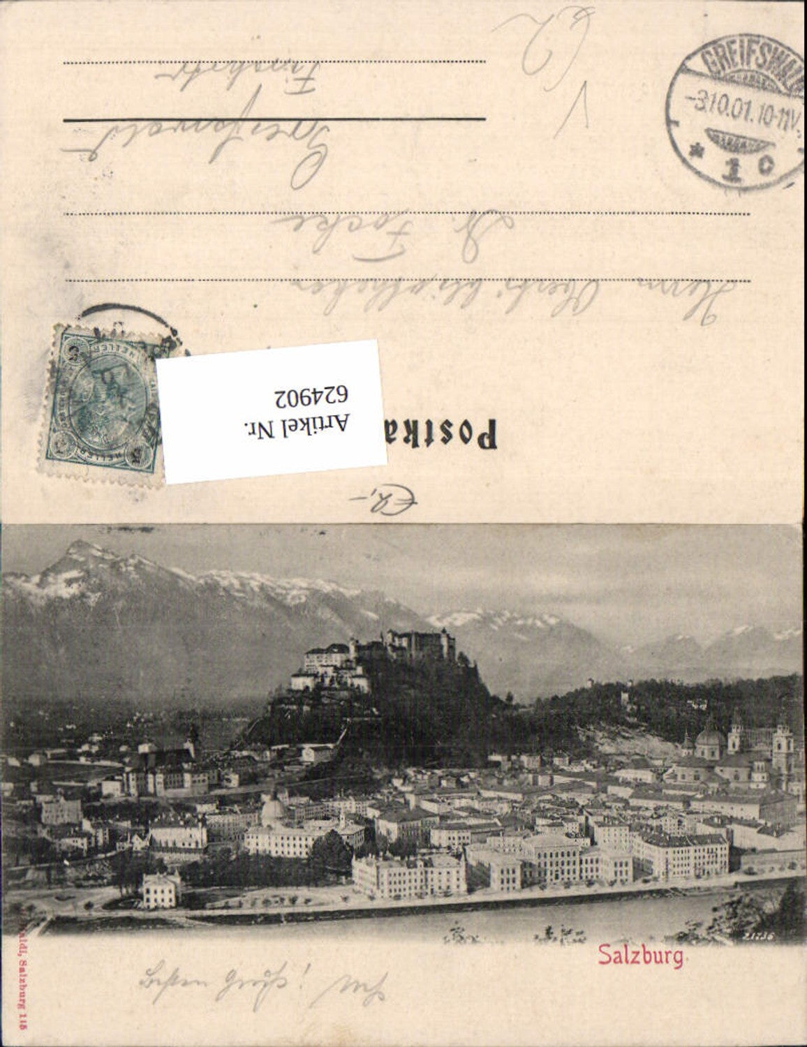 624902, Salzburg View of Hohensalzburg Fortress pub G. Baldi 115