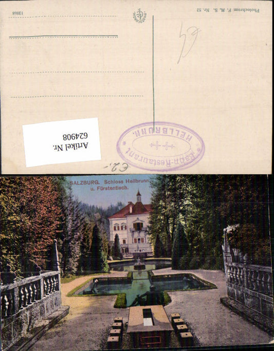 624908, Salzburg Hellbrunn Palace and Prince's Table Fountain