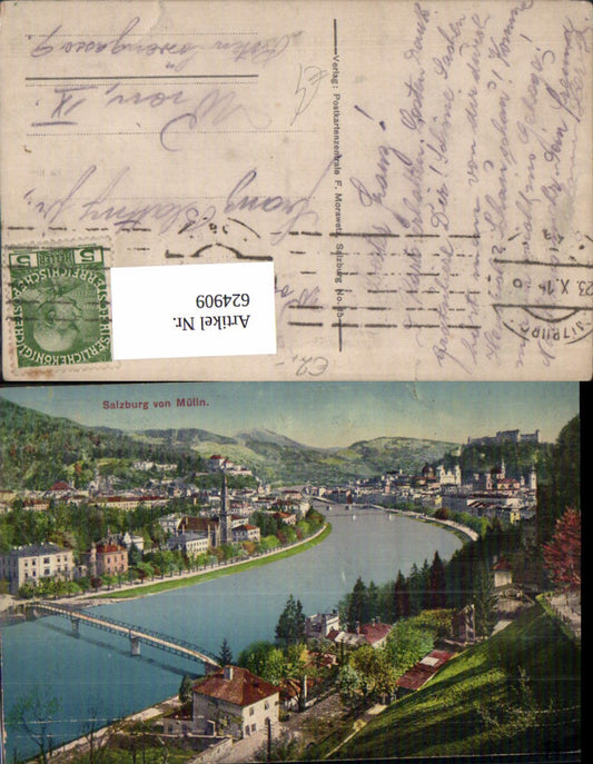 624909, Salzburg as seen from Mülln