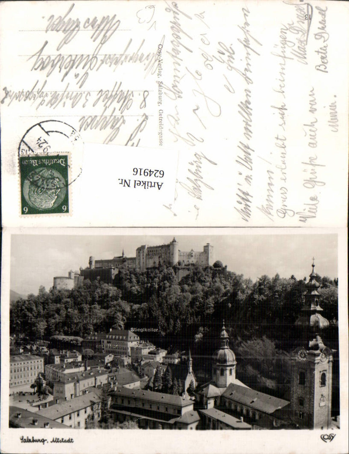 624916, Photo Ak Salzburg Altstadt pub Cosy 13