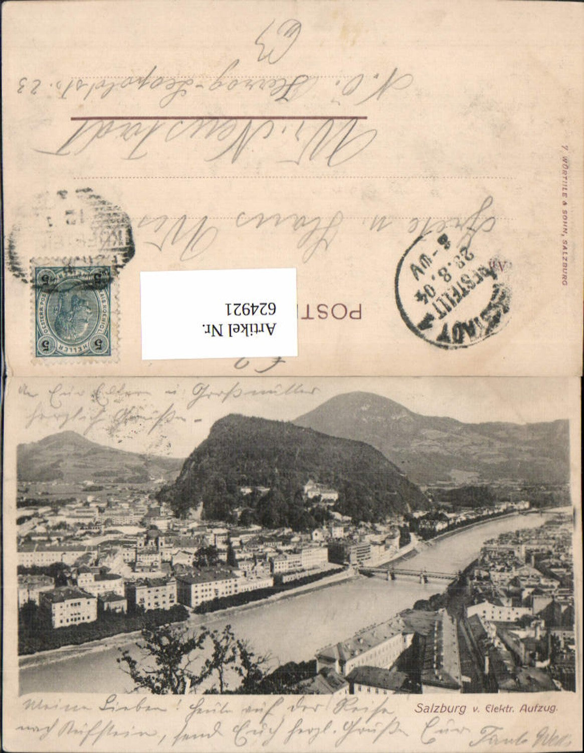 624921, Salzburg from the electric elevator