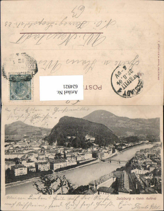624921, Salzburg from the electric elevator