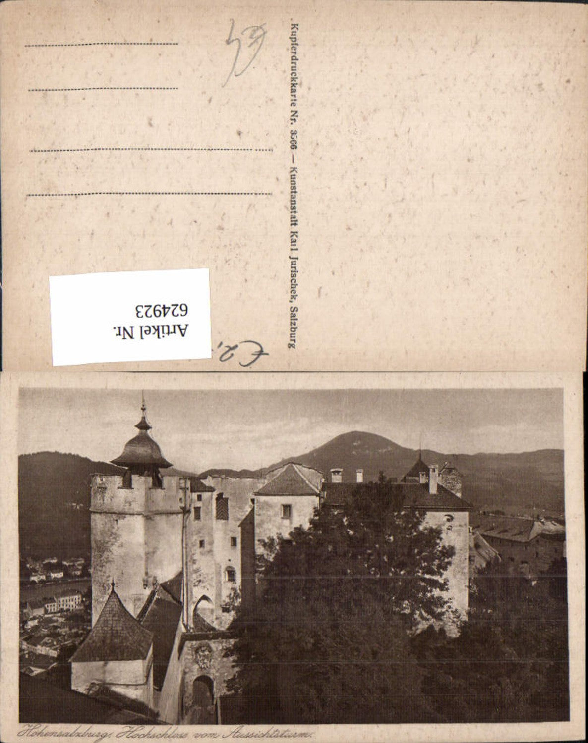 624923, Salzburg Hohensalzburg High Castle v. Observation Tower