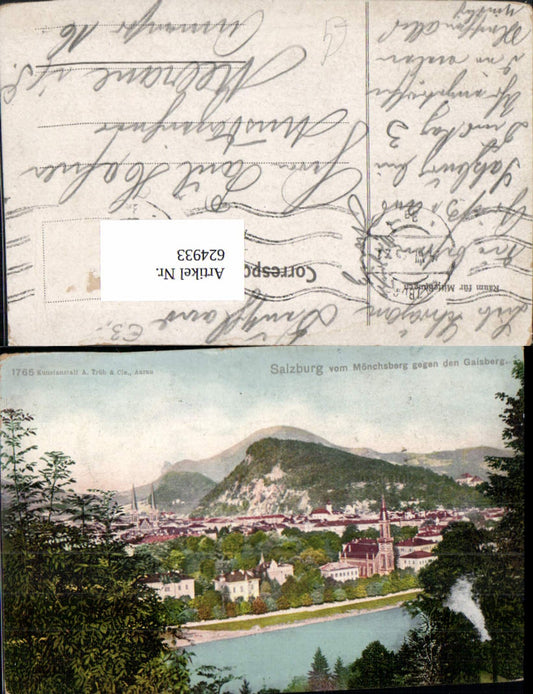 624933, Salzburg from Mönchsberg towards the Gaisberg
