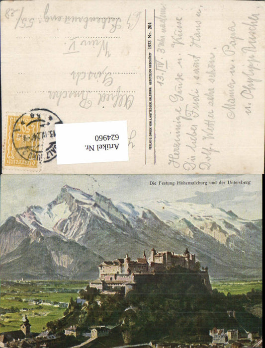 624960, Salzburg Hohensalzburg Fortress and Untersberg