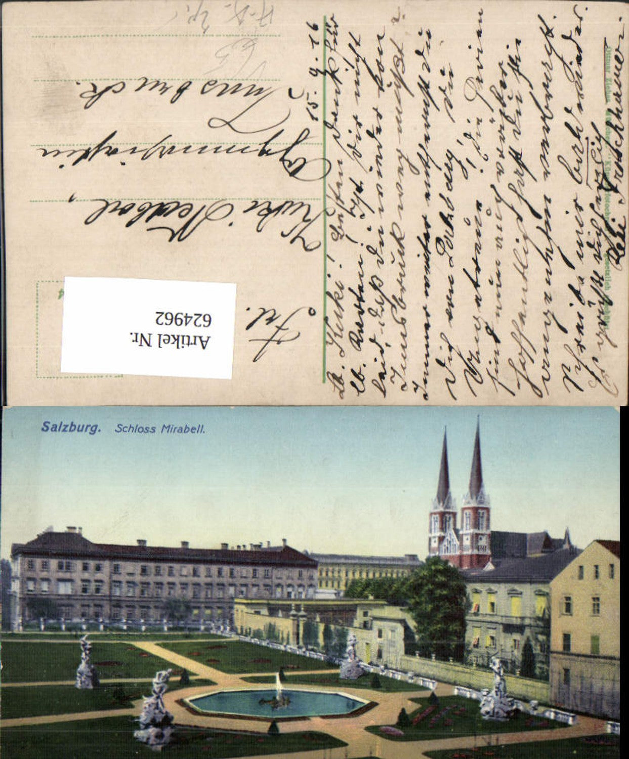 624962, Salzburg Schloss Mirabell pub Ottmar Zieher Z 134