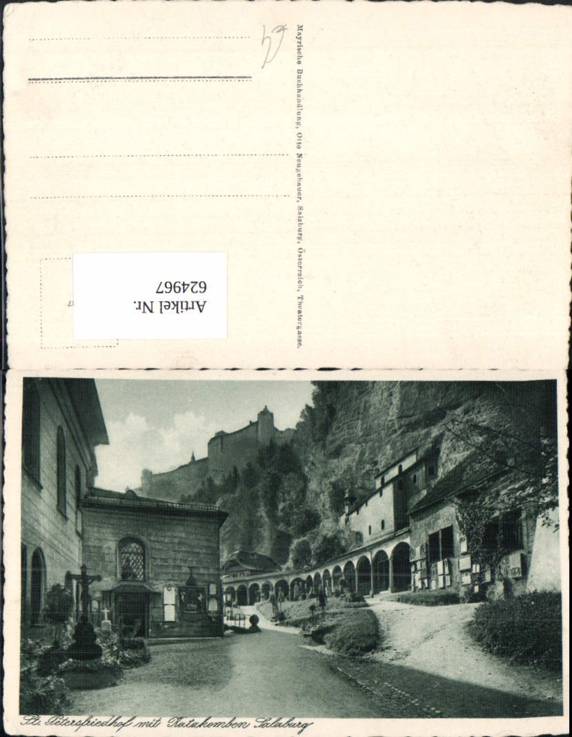 624967, Salzburg St. Peter Cemetery with catacombs