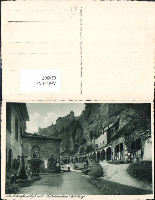 624967, Salzburg St. Peter Cemetery with catacombs