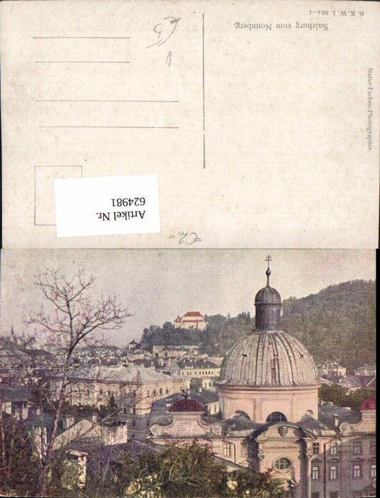 624981, Salzburg vom Nonnberg pub BKWI 924/1
