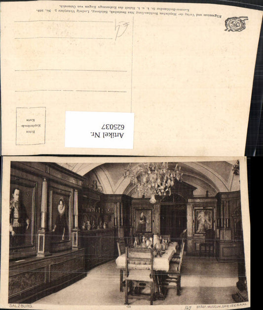 625037, Salzburg Municipal Museum Dining Hall Interior