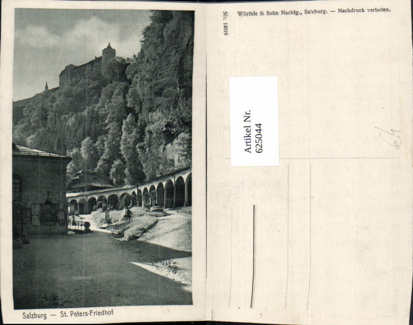 625044, Salzburg St. Peter Cemetery pub Würthle Sohn 14019