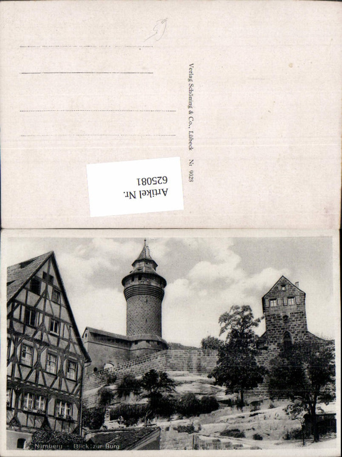 625081,Nürnberg Blick zur Burg
