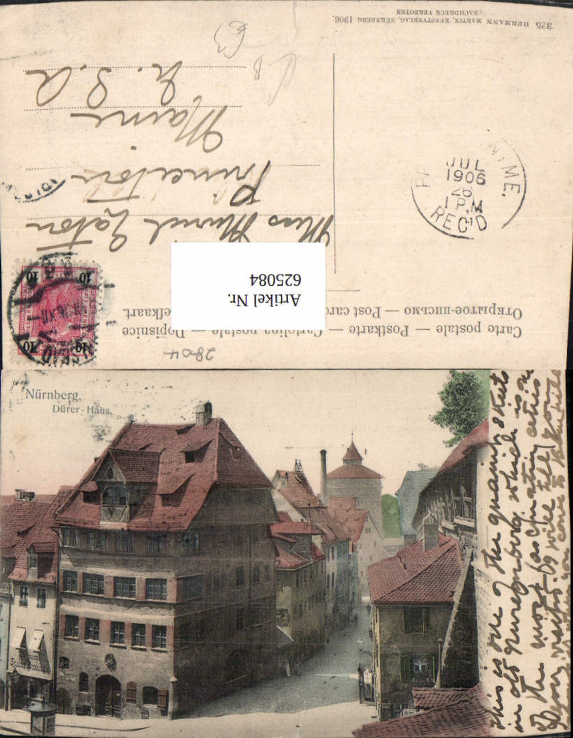 625084,Nürnberg Dürer-Haus Albrecht Dürer