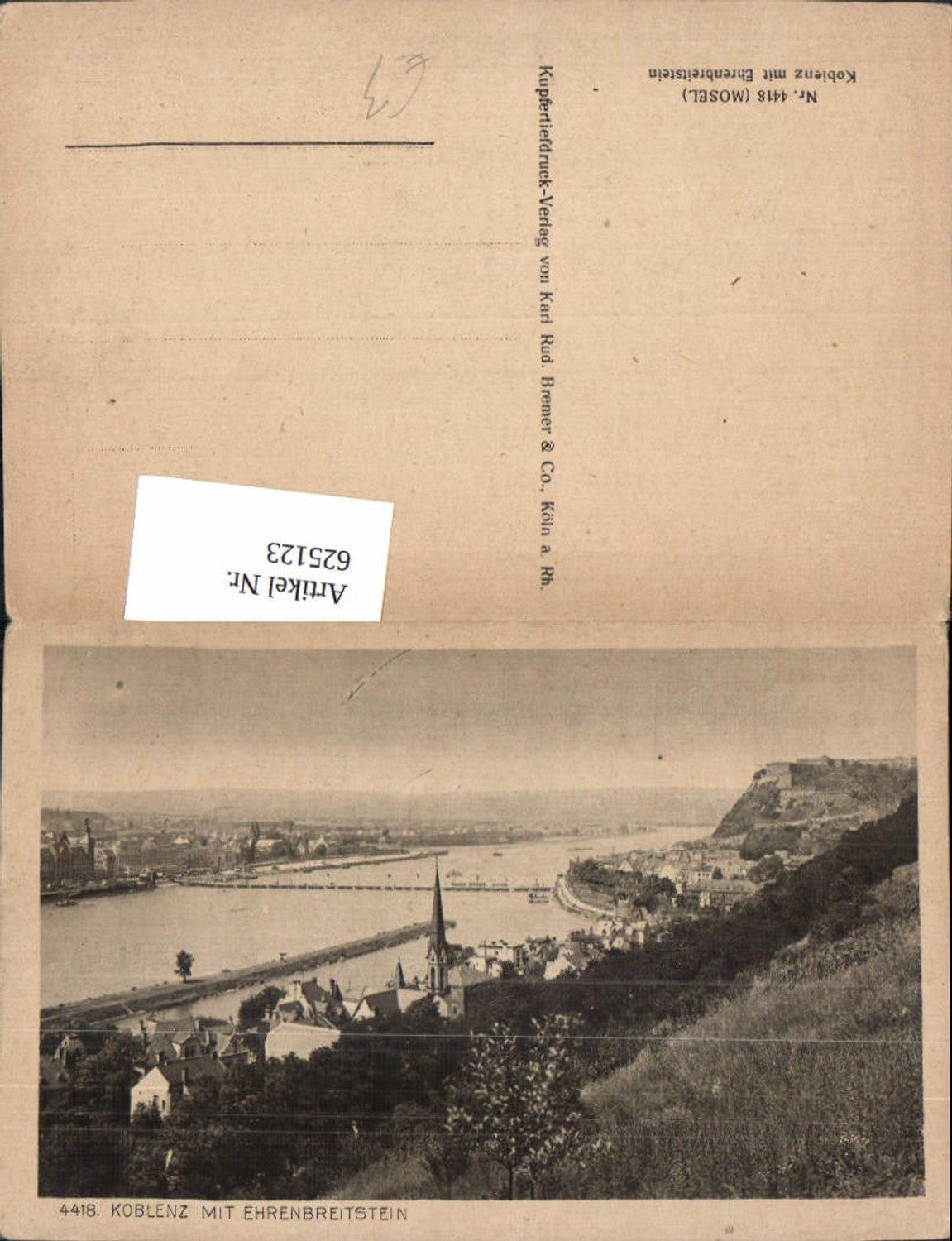 625123,Koblenz m. Ehrenbreitstein Mosel