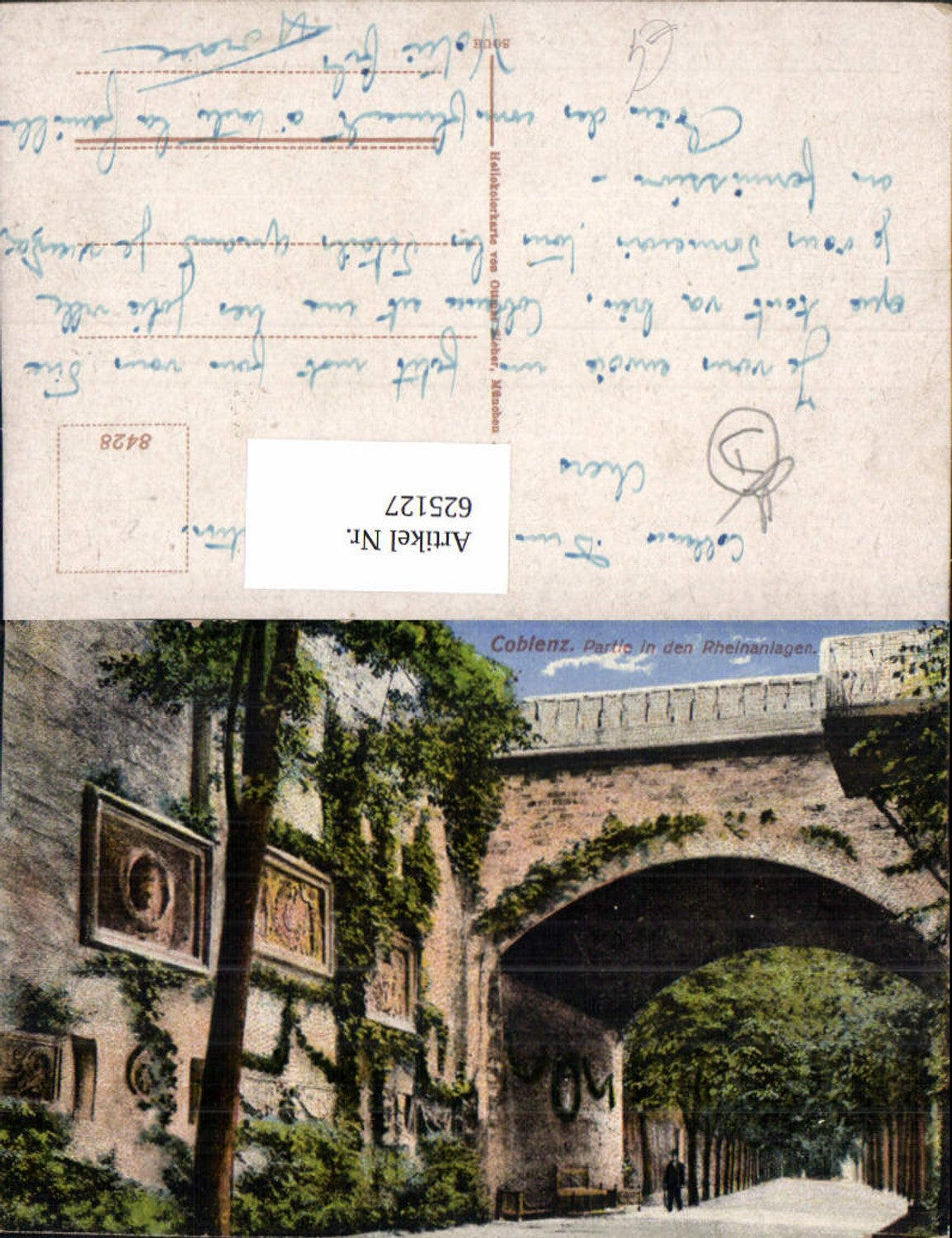 625127,Koblenz Coblenz Partie i. d. Rheinanlagen Brücke