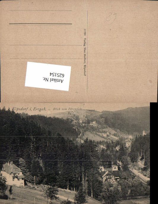 625154,Kipsdorf Altenberg Erzgebirg Blick v. Bärenfels