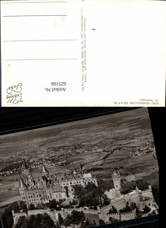 625166,Foto Ak Bisingen Burg Hohenzollern m. Hechingen