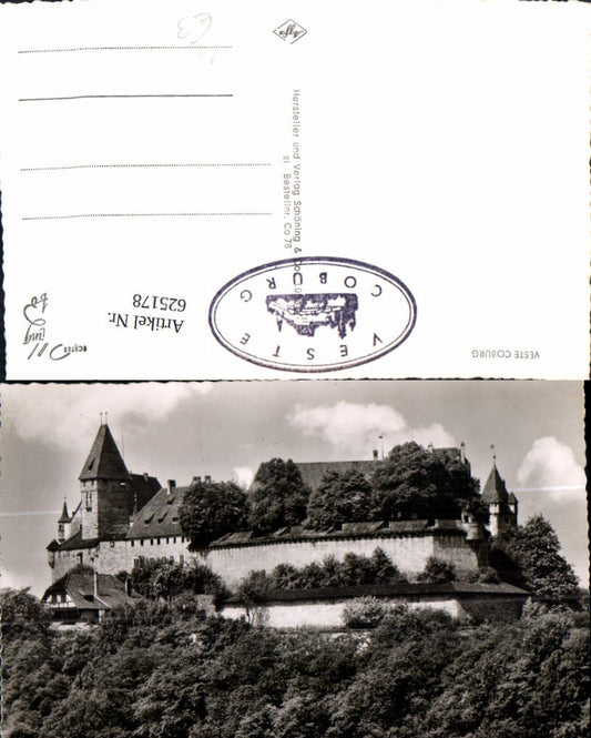 625178,Foto Ak Veste Coburg Burg