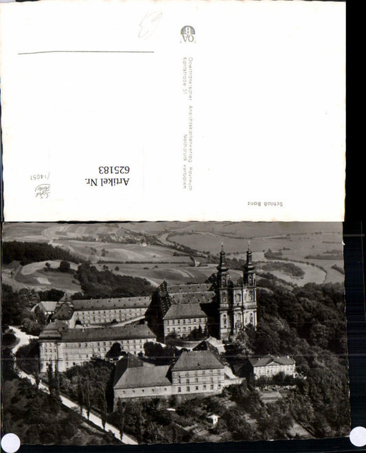 625183,Fliegeraufnahme Schloss Banz
