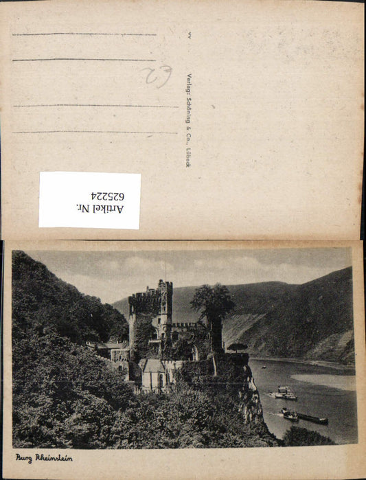 625224,Burg Rheinstein Schiffe Dampfer