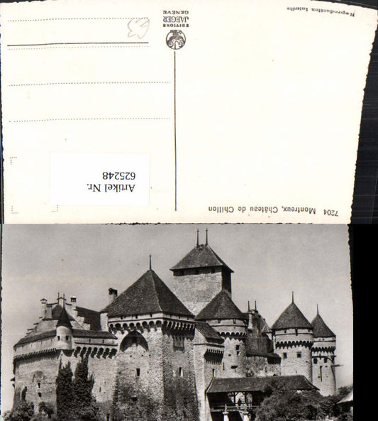 625248,Foto Ak Montreux Chateau de Chillon Schloss France